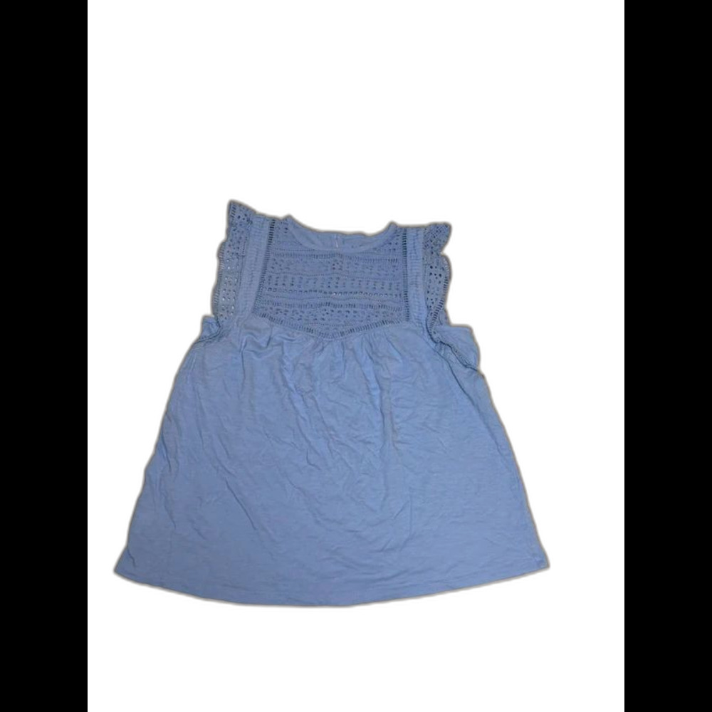 LOFT blue sleeveless blouse size XS